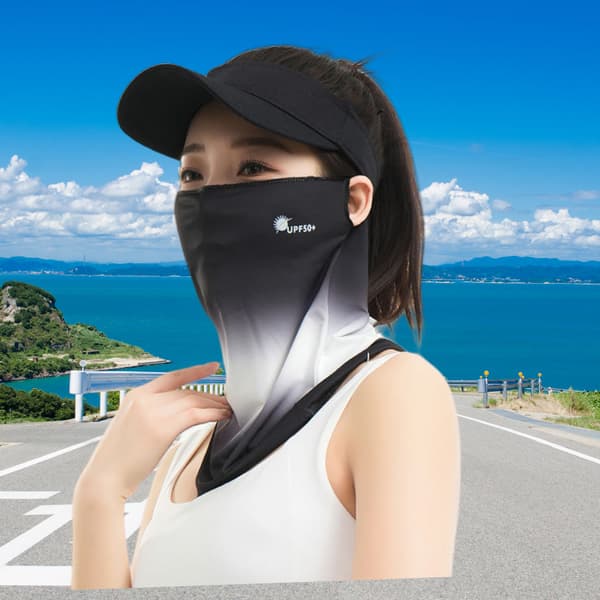 Sommar Utomhus Cykling Ansiktsmask Black