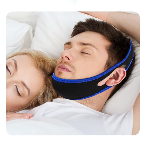 Snorkebånd / hagerem mod snorken Blue
