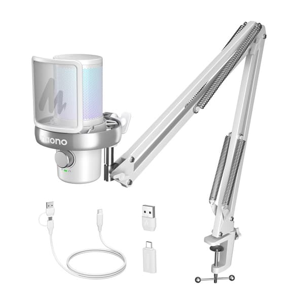 Maono DM40 S Pro mikrofon (hvit)