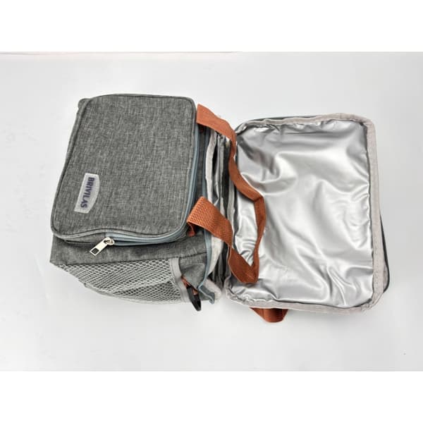 Isolert kjølebag for lunsj og piknik Grey