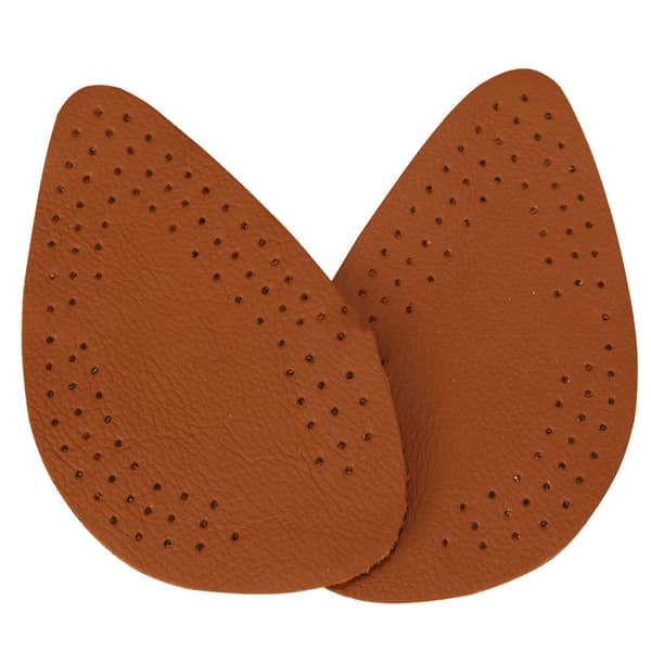 Lær halvsåleputer for høye hæler, forfotsputer DarkBrown