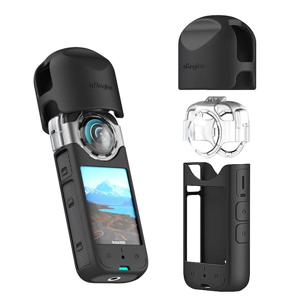 Skyddsskal silikonfodral för Insta360 X3