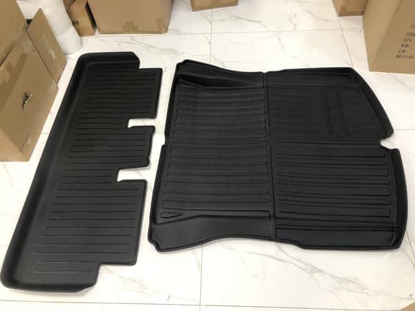 2023-2024 Tesla Model 3 Gulvmatter Sett - TPE Materiale Left Hand Drive