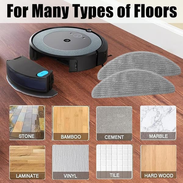 Ersättande Moppdukar för iRobot Roomba Robotdammsugare