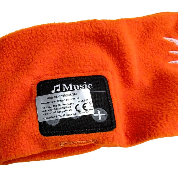 Sovhörlurar / sovmask med Bluetooth-hörlurar Orange