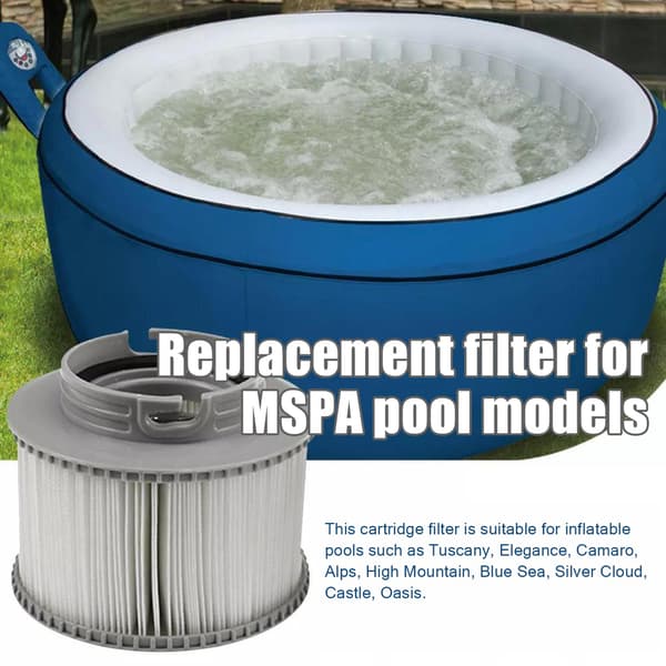 Filtre til oppustelige MSpa FD2089 pools 4-pack
