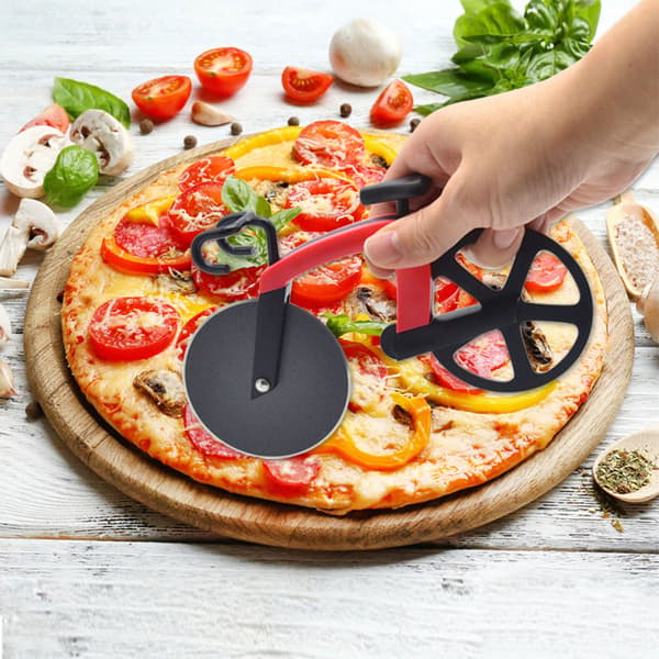 Rostfri Pizzaskärare i Cykeldesign ModelB