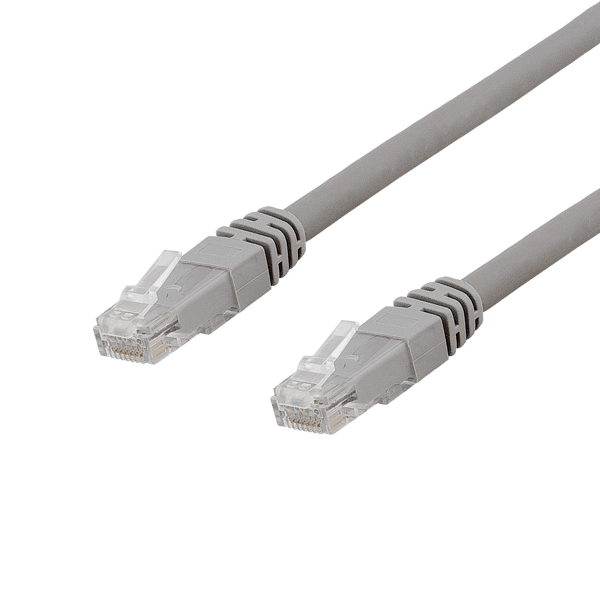 U/UTP Cat6a patch cable, LSZH, 25m, grey