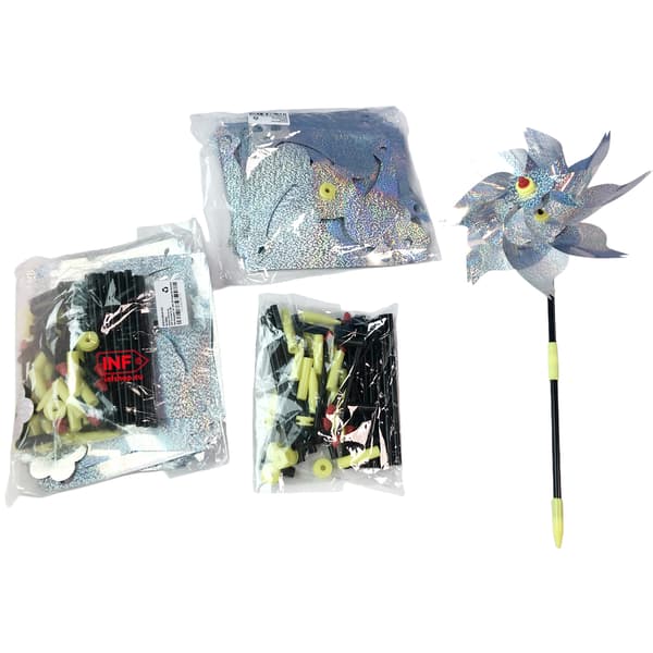 Reflekterende fugleskremsel-vindmølle 10-Pack