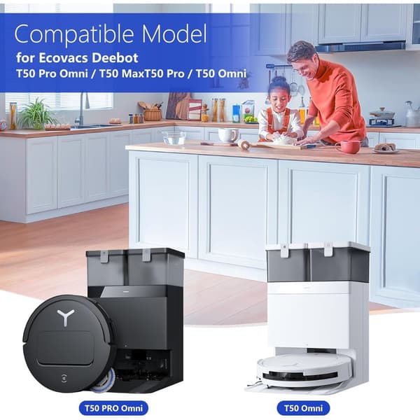 Reservetilbehør til Ecovacs Deebot T50 Pro Omni