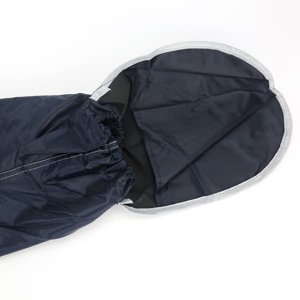 Vedenpitävä sadeponcho hihoilla Blue