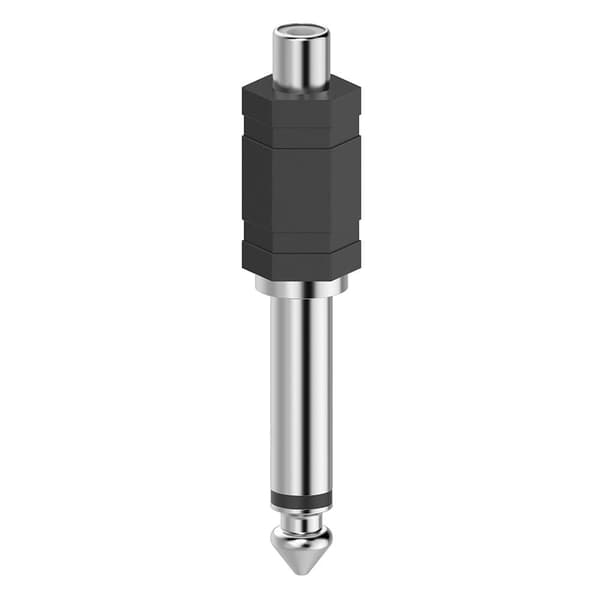 Adapter Audio RCA Hunstik til 6.3 Jack Mono