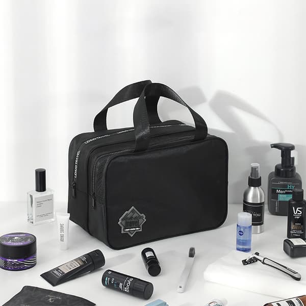 Stor Vattentät Necessär Researrangör Dopp Kit