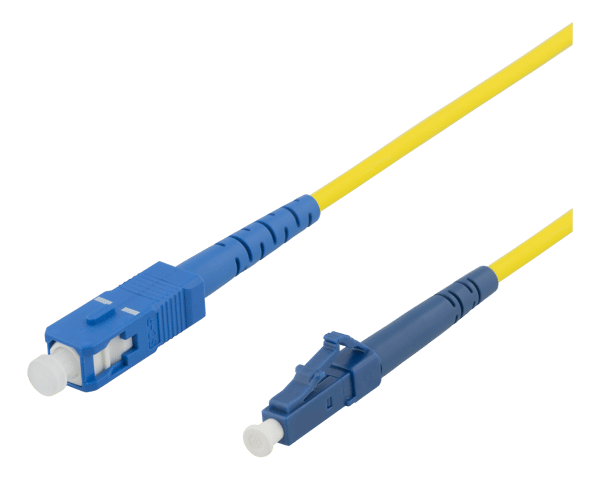 OS1/2 Fiber cable, LC - SC, 9/125, singlemode, LSZH, 5m