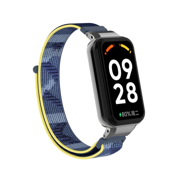 Nylon urrem til Xiaomi Redmi Band 2/8 Active NavyBlue