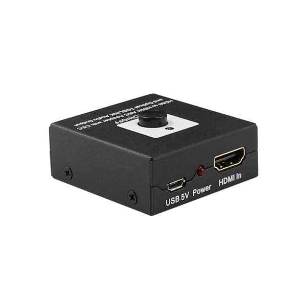 4K HDMI til HDMI ARC Lyduttrekkeradapter med CEC-støtte