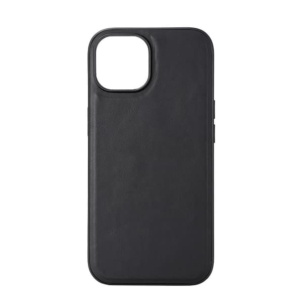 Cover Læder Magseries Sort - iPhone 15