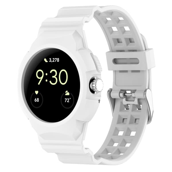 TPU-klokkerem for Google Pixel Watch 1/2 White
