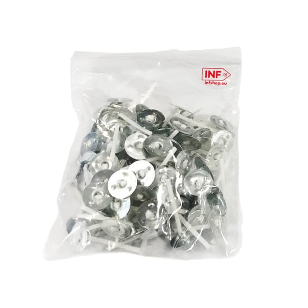 Lysveker, 100-pakning White 2.6 cm
