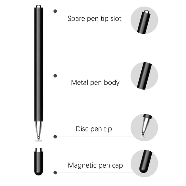 Universal Stylus Pen för iPad & Android Black