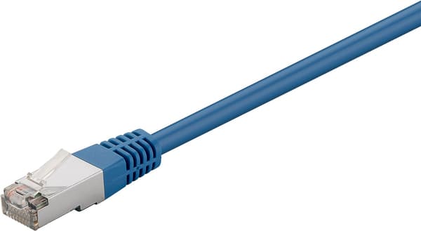 Netværkskabel CAT 5e, F/UTP, blå
