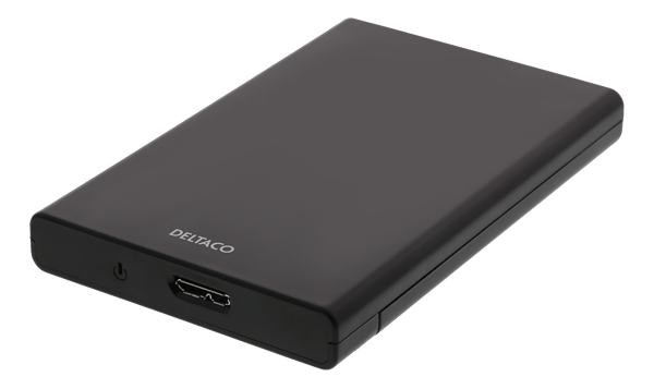 External 2.5" cabinet, USB 5 Gbit/s, SATA III, black