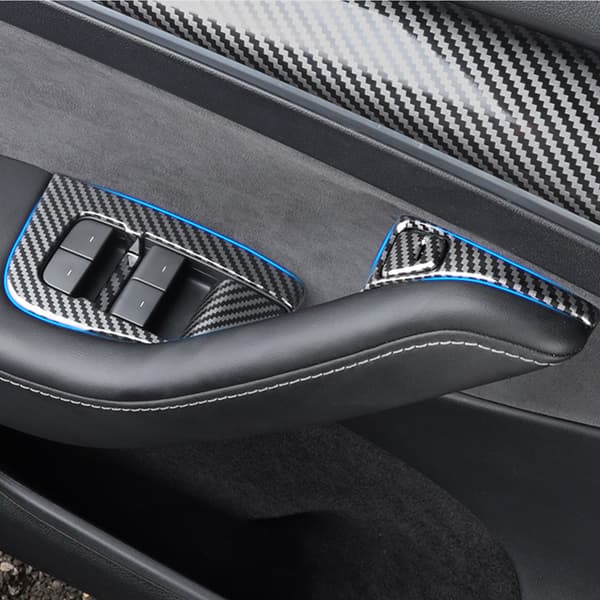 Tesla Model 3/Y Vindusløftepanel Trimsett (14 stk)