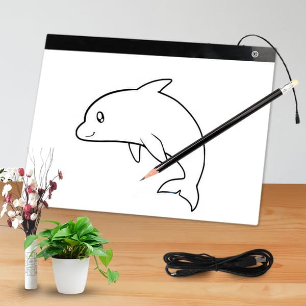 LED lysplade / tegnebræt A3 lysbord med USB