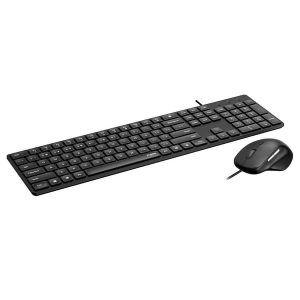 Sæt Tastatur/Mus NX8020 Sort