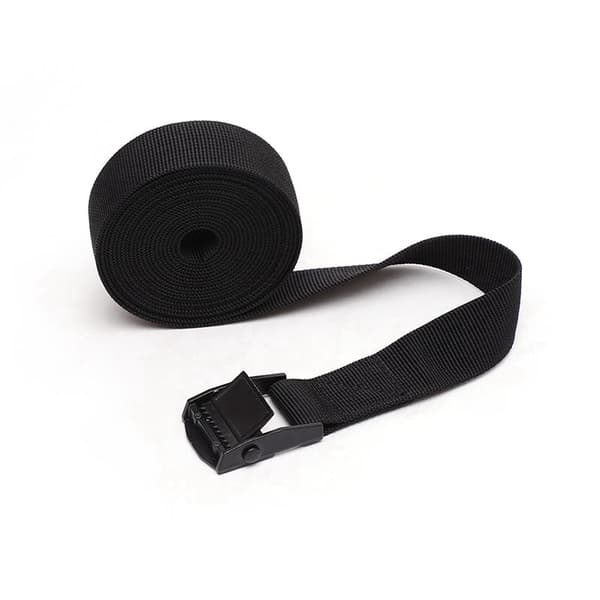 Kiristyshihnat 4 kpl Black 7 m