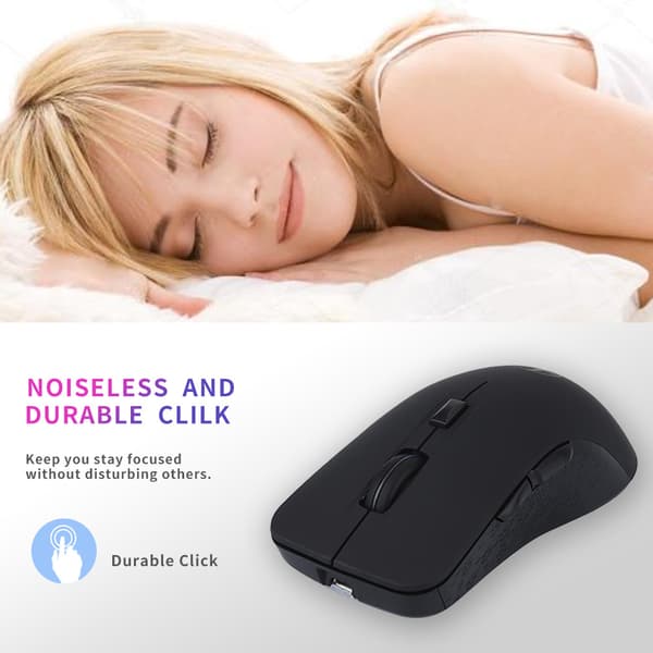 Dobbelmodus Bluetooth trådløs mus - Ergonomisk design