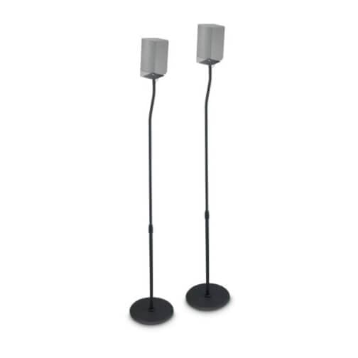 Højttalerstandere Universal 2-pak Sort
