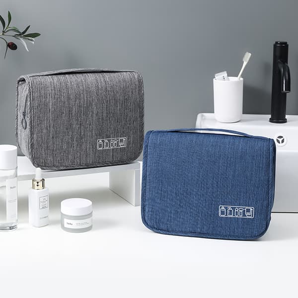 Vägghängd necessär med hängkrok polyester Blue