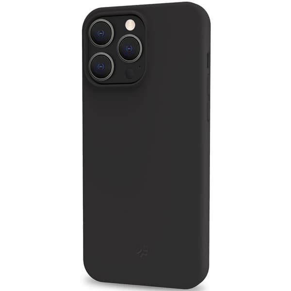 Cromo pehmeä kumikotelo iPhone 15 Pro Max Black