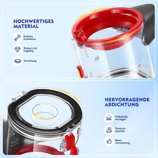 Dyson V8 Støvbeholder med Filter Erstatning