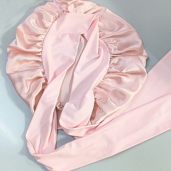 Sovmössa i 100 % silke för Kvinnor Rubber pink