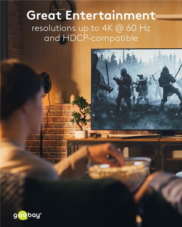 HDMI™ switch box 4 til 1 med lydudgang