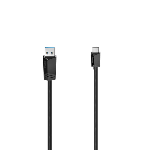 Kabel USB-C - USB-A USB 3.2 5 Gbit/s 1.5m Sort