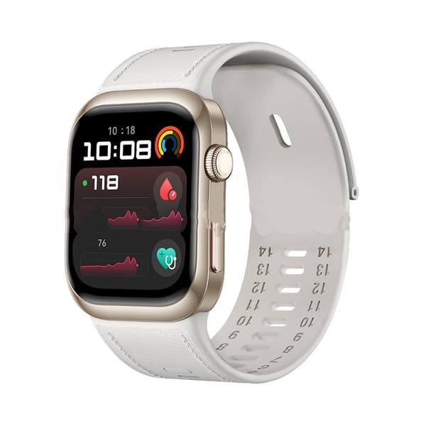Stilige silikonremmer for Huawei Watch D2 White