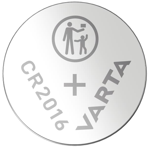 CR2016 3V litiumknappcellebatteri 2-pakning