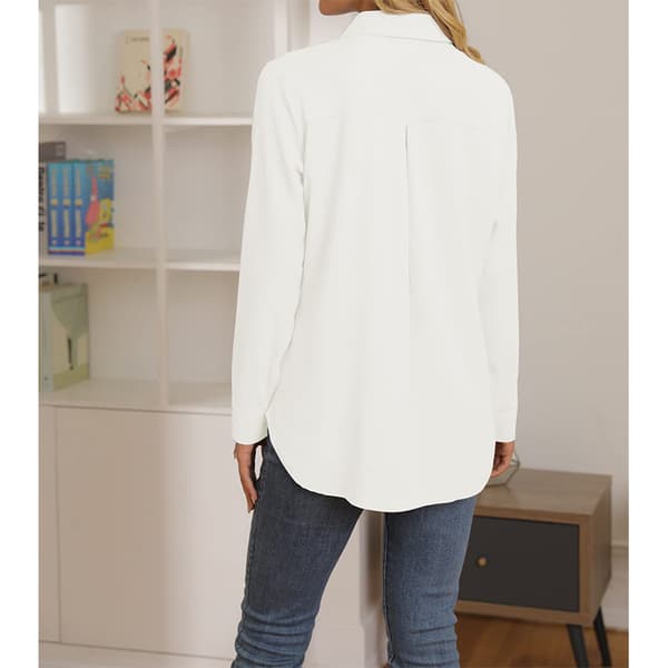 Klassinen pitkähihainen paita White M