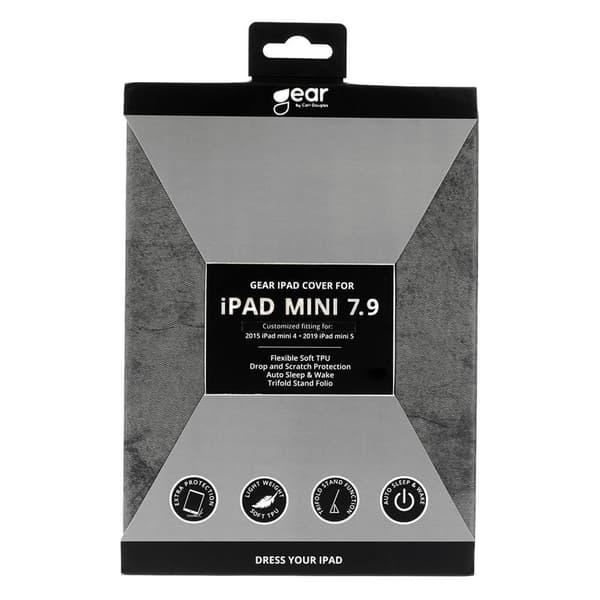 iPad-etui grå iPad Mini 7,9" 2019 plads til Apple Pencil