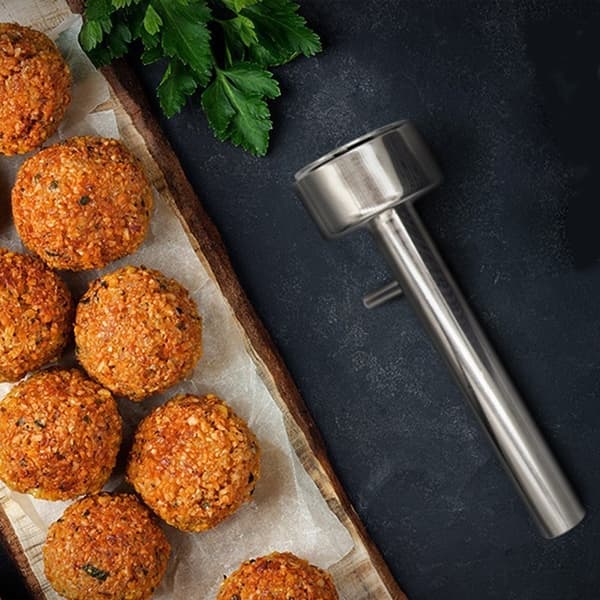 Falafel Scoop Maker i rustfrit stål - Perfekte kødboller og falafelkugler