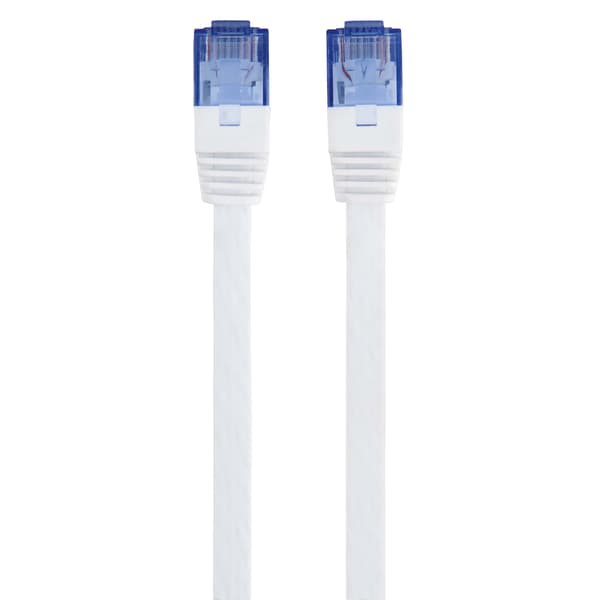 Kabel Nätverk CAT6 UTP Flat Vit 10m