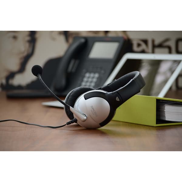 KOSS Headset SB45 m/USB Svart/Sølv