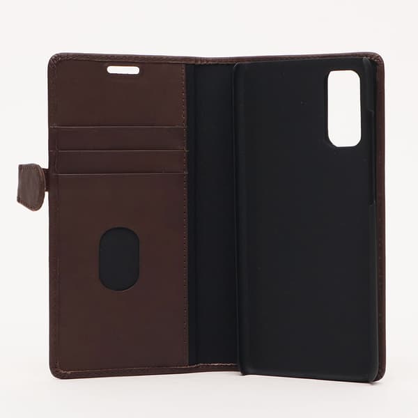 Wallet Læder Samsung S20 Brun