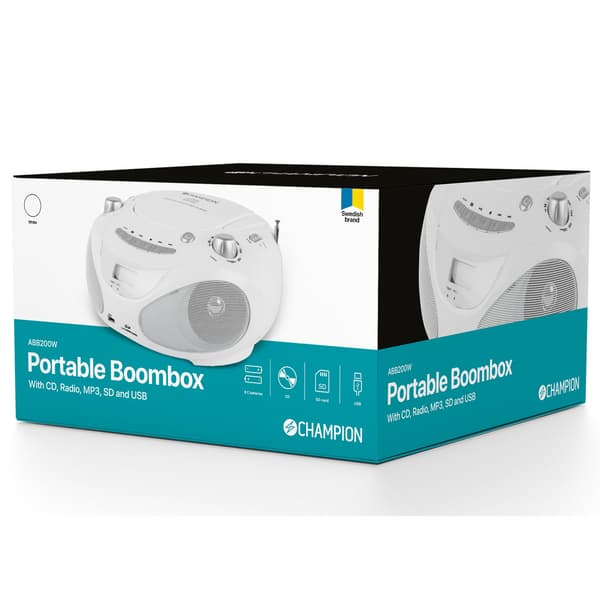 Boombox CD/Radio/MP3/USB Vit