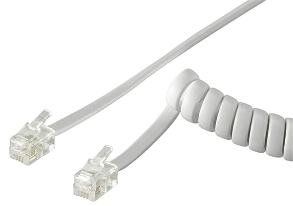 Telefonlurens spiralkabel