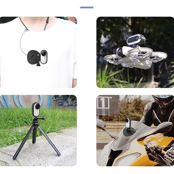 Extension Mount for Insta360 GO 3/3S Black