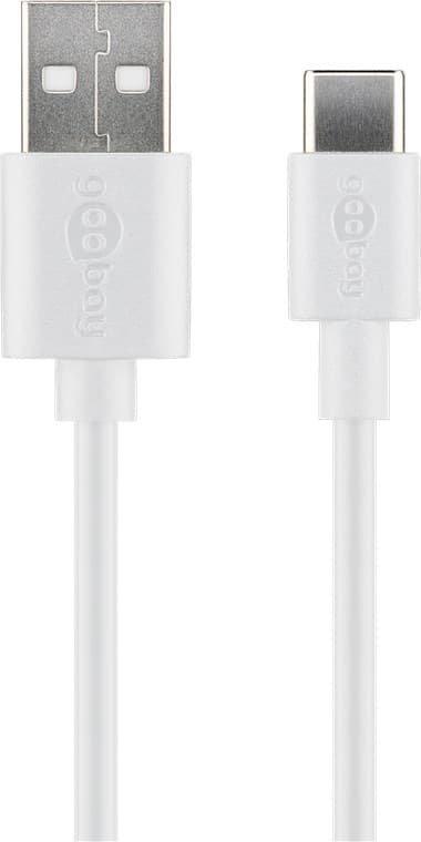 USB-C™ lataus- ja synkronointikaapeli (USB-A > USB-C™)